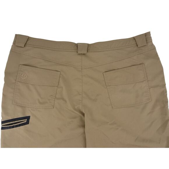 Straight Down Men's Shorts Tan Size 40 Performance Chino Golf Stretch EUC - Picture 6 of 11